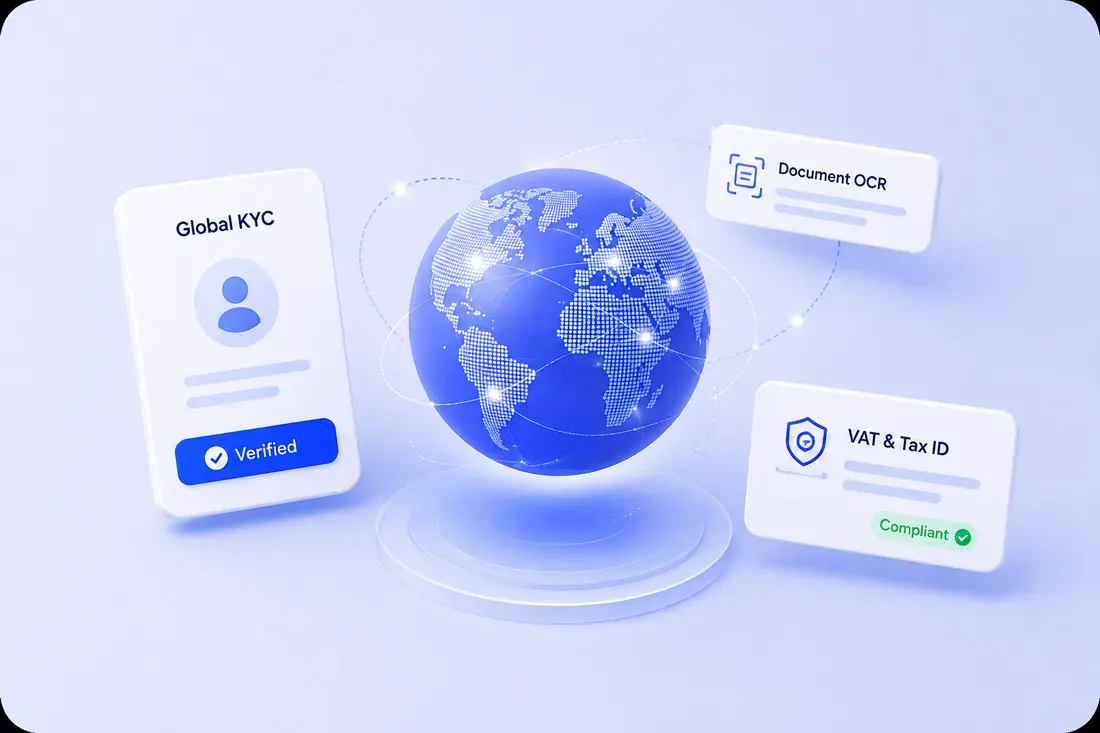 Global identity document verification with OCR